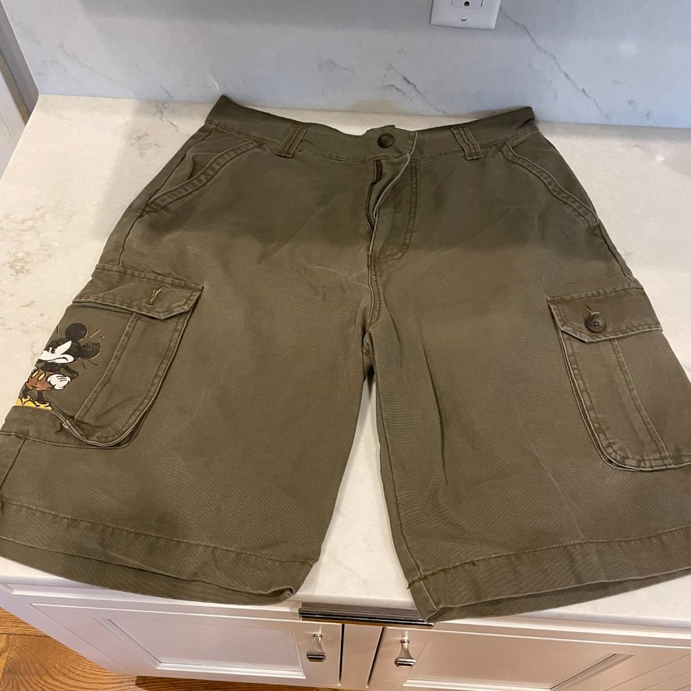 Disney Store Denim colored Mickey Mouse Shorts